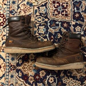 Timberland PRO Men's Brown Work Boots sz 9 8”
